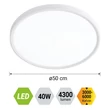 Prezent TRIMO mennyezeti lámpa műanyag, fehér, LED, 40W, 4300lm, 3000K-6000K - 70323