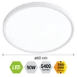 Prezent TRIMO mennyezeti lámpa műanyag, fehér, LED, 50W, 5400lm, 3000K-6000K - 70324