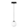 Rabalux LITRACK függesztett lámpa mágneses sínrendszerhez fém, üveg, fekete, fehér, LED, 5W, 400Lm - 70109