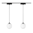 Rabalux LITRACK függesztett lámpa mágneses sínrendszerhez fém, üveg, fekete, fehér, LED, 5W, 400Lm - 70109
