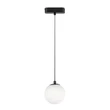 Rabalux LITRACK függesztett lámpa mágneses sínrendszerhez fém, üveg, fekete, fehér, LED, 5W, 400Lm - 70120