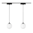 Rabalux LITRACK függesztett lámpa mágneses sínrendszerhez fém, üveg, fekete, fehér, LED, 5W, 360Lm - 70131