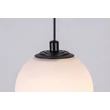 Rabalux LITRACK függesztett lámpa mágneses sínrendszerhez fém, üveg, fekete, fehér, LED, 5W, 360Lm - 70131