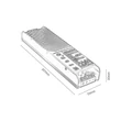 Rabalux LITRACK driver mágneses sínrendszerhez fém, fekete, 200W - 70207