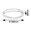 Rabalux JINDRI mennyezet lámpa fém, műanyag, fekete, arany, fehér, LED, 48W, 3000-6500K, 3000Lm - 71292