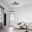 Rabalux ISAURE mennyezet lámpa fém, akril, fekete, fehér, LED, 24W, 1600lm, 3000K-4000K-6500K - 71302