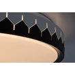 Rabalux MALIN mennyezet lámpa fém, műanyag, fekete, fehér, LED, 24W, 3000-6500K, 1500Lm - 71303