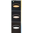 Rabalux LALEH mennyezet lámpa fém, műanyag, fekete, fehér, LED, 24W, 3000-6500K, 1500Lm - 71305