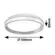 Rabalux LADAN mennyezet lámpa fém, műanyag, barna, arany, fehér, fekete, LED, 48W, 3000-6500k, 3000Lm - 71308