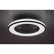 Rabalux DALFON2 mennyezeti ventilátoros lámpa fém, műanyag, fekete, fehér, LED, 48W, 2800lm, 3000K-6500K - 71331