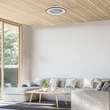 Rabalux DALFON2 mennyezeti ventilátoros lámpa fém, műanyag, fekete, fehér, LED, 48W, 2800lm, 3000K-6500K - 71331