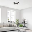 Rabalux DALFON2 mennyezeti ventilátoros lámpa fém, műanyag, fekete, fehér, LED, 72W, 2100lm, 3000K-6500K - 71334