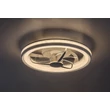 Rabalux FANRICIUS mennyezeti ventilátoros lámpa műanyag, ezüst, fehér, LED, 40W, 2200lm, 3000K-4000K-6000K - 71335