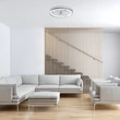 Rabalux FANRICIUS mennyezeti ventilátoros lámpa műanyag, ezüst, fehér, LED, 40W, 2200lm, 3000K-4000K-6000K - 71335