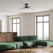 Rabalux HENLI mennyezet lámpa fém, műanyag, fekete, fehér, LED, 40W, 3000K, 2800Lm - 71338