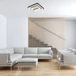 Rabalux AIREON mennyezeti ventilátoros lámpa fém, akril, fekete, fehér, LED, 50W, 2200lm, 3000K-4000K-6000K - 71341