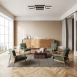 Rabalux DONYA mennyezet lámpa fém, akril, fekete, fehér, LED, 24W, 4000K, 1500Lm - 71374