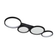 Rabalux ARANIS mennyezet lámpa fém, akril, fekete, fehér, LED, 40W, 3000-6500K, 2300Lm - 71379