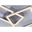 Rabalux ELLINOR mennyezet lámpa fém, műanyag, króm, fehér, LED, 24W, 3000K, 2020Lm - 71381