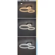 Rabalux AMILIA mennyezet lámpa fém, műanyag, fekete, fehér, LED, 24W, 3000-4000-6500K, 2070Lm - 71385