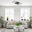 Rabalux KITLEE mennyezet lámpa fém, műanyag, fekete, arany, fehér, LED, 40W, 3000-6500K, 3600Lm - 71391