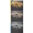 Rabalux MAZIAR mennyezet lámpa fém, műanyag, fekete, fehér, LED, 40W, 3000-6500K, 3700Lm - 71392