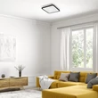 Rabalux SERKAN mennyezet lámpa fém, műanyag, fekete, fehér, LED, 43W, 3000-6500K, 2600Lm - 71399