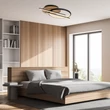 Rabalux ARASH mennyezet lámpa fém, fa, műanyag, fekete, barna, fehér, LED, 40W, 3000-4000-6500K, 2200Lm - 71404