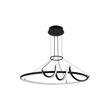 Rabalux MENAZI függeszték fém, szilikon, fekete, fehér, LED, 46W, 3000-6500K, 4160Lm - 72022