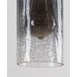 Rabalux FUMEA függeszték fém, üveg, fekete, füstszín, E27 - 72037