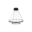 Rabalux JASERO függeszték fém, szilikon, fekete, fehér, LED, 42W, 3000-6500K, 2260Lm - 72040