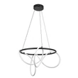 Rabalux MONTEMA függeszték fém, műanyag, fekete, fehér, LED, 54W, 4480lm, 4000K - 72191