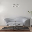 Rabalux THRAC függeszték fém, műanyag, alumínium, fehér, LED, 34W, 1700lm, 4000K - 72222