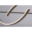 Rabalux JARNELLE függeszték fém, műanyag, króm, fehér, LED, 35W, 2450lm, 3000K - 72233