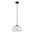 Rabalux ELOWEN függeszték fém, üveg, fekete, áttetsző, fehér, G9 - 72274