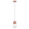 Rabalux GELLIA függeszték fém, üveg, rózsaszín, fehér, G9 - 72280