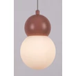 Rabalux GELLIA függeszték fém, üveg, rózsaszín, fehér, G9 - 72280