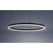 Rabalux ISAURE függeszték fém, akril, fekete, fehér, LED, 35W, 2200lm, 3000K-4000K-6500K - 72301