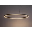 Rabalux ISAURE függeszték fém, akril, fekete, fehér, LED, 45W, 3000lm, 3000K-4000K-6500K - 72302