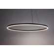 Rabalux ISAURE függeszték fém, akril, fekete, fehér, LED, 45W, 3000lm, 3000K-4000K-6500K - 72302