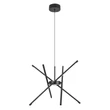 Rabalux HENLI függeszték fém, műanyag, fekete, fehér, LED, 40W, 3000K, 2800Lm - 72338