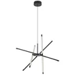 Rabalux HENLI függeszték fém, műanyag, fekete, fehér, LED, 40W, 3000K, 2800Lm - 72338