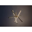 Rabalux HENLI függeszték fém, műanyag, arany, fehér, LED, 40W, 3000K, 2800Lm - 72339