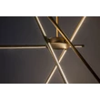 Rabalux HENLI függeszték fém, műanyag, arany, fehér, LED, 40W, 3000K, 2800Lm - 72339