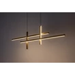 Rabalux SEVERINE függeszték fém, műanyag, fekete, arany, fehér, LED, 40W, 3000K, 2000Lm - 72366