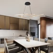 Rabalux SEVERINE függeszték fém, műanyag, fekete, fehér, arany, LED, 40W, 3000-6500K, 2400Lm - 72369