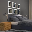 Rabalux FARELIA szpot lámpa fém, filc, fekete, szürke, E14 - 73005