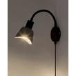 Rabalux FARELIA fali lámpa fém, filc, fekete, szürke, E14 - 73009