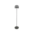 Rabalux XELIRA állólámpa fém, üveg, fekete, füstszín, LED, 20W, 3000-4000-6000K, 1050Lm - 74038