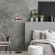 Rabalux XELIRA állólámpa fém, üveg, fekete, füstszín, LED, 20W, 3000-4000-6000K, 1050Lm - 74038